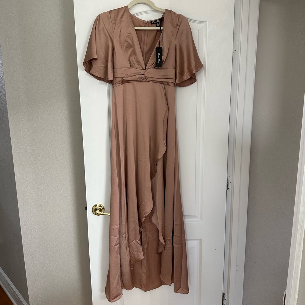 Stubs Satin Maxi Dress